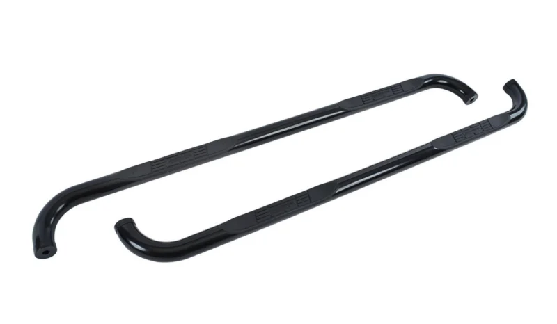 Big Country 372901 - 3" Round Classic Side Bars, Black, Steel