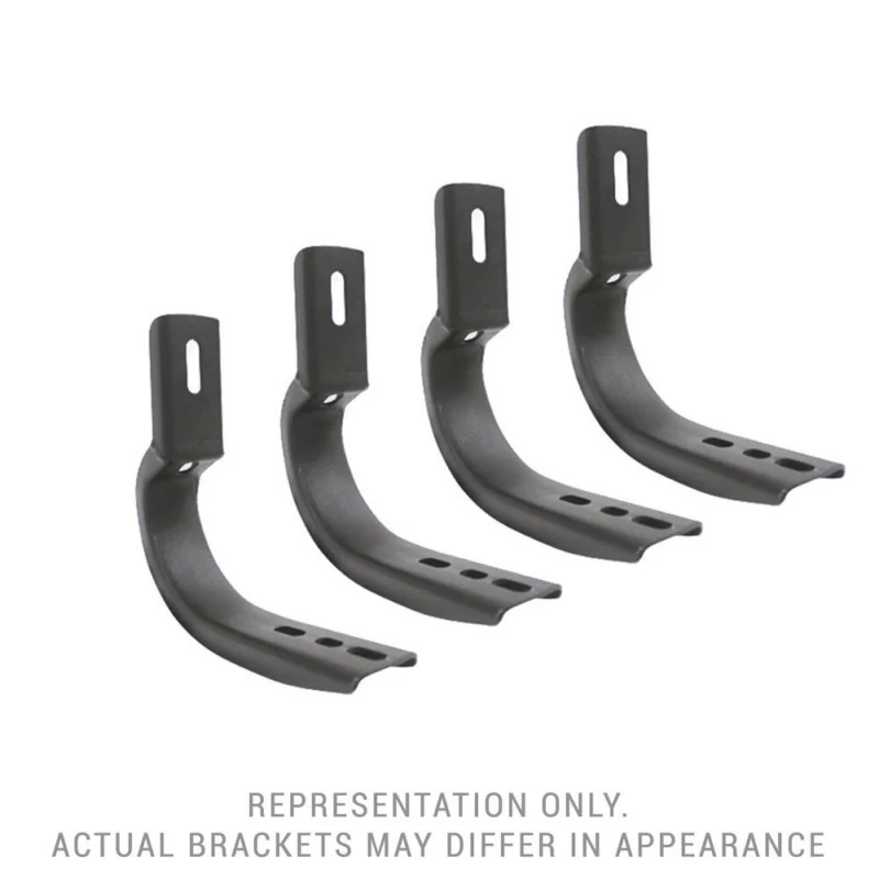 Big Country 394015 - WIDESIDER Brackets, Semi Gloss Black Powder Coat