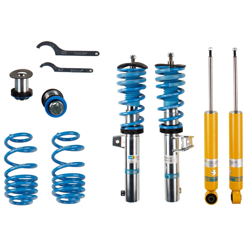 Bilstein 47-140868 - B8 5100, Dampers: Zinc Plated Front Yellow Rear/Springs: Blue