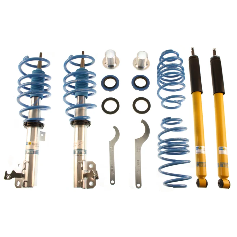 Bilstein 47-165854 - B8 5100, Dampers: Zinc Plated Front Yellow Rear/Springs: Blue