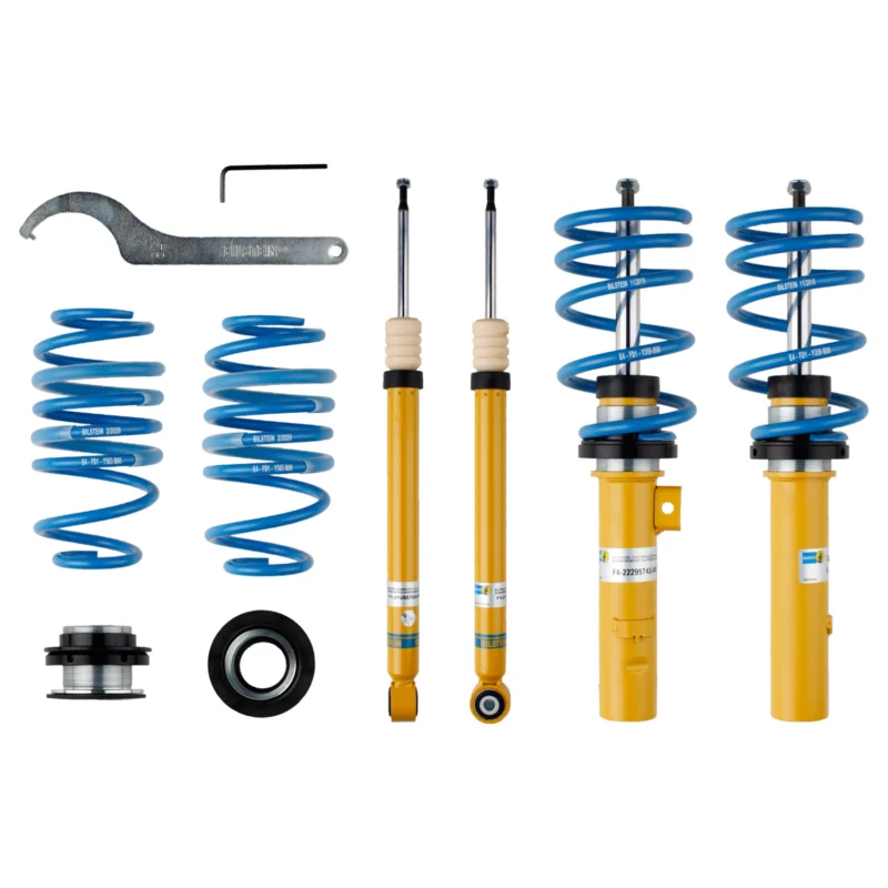Bilstein 47-282117 - B8 5100, Dampers: Zinc Plated Front Yellow Rear/Springs: Blue