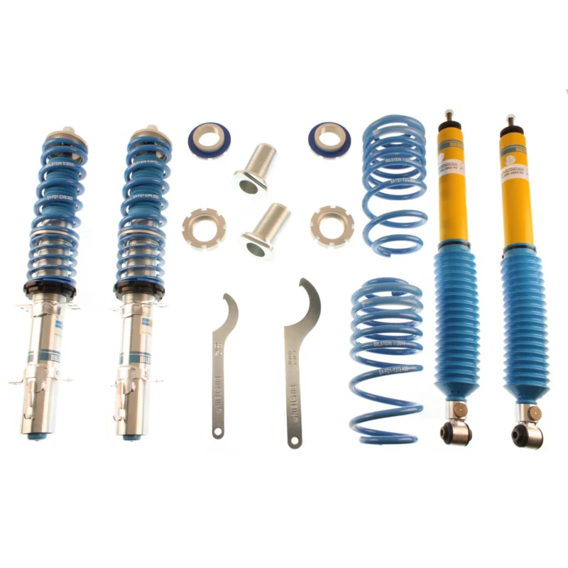 Bilstein 48-080651 - B8 5112 Leveling Kit, Dampers: Zinc Plated Front Yellow Rear/Springs: Blue