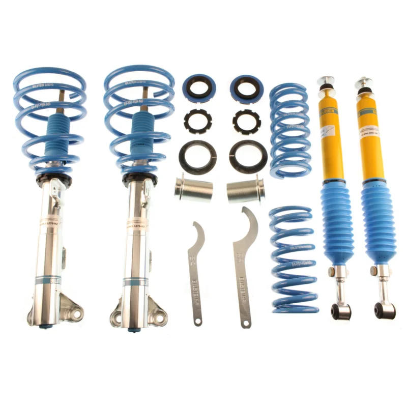 Bilstein 48-088602 - B8 5112 Leveling Kit, Dampers: Zinc Plated Front Yellow Rear/Springs: Blue