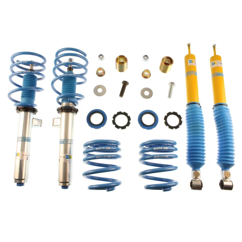 Bilstein 48-104739 - B8 5112 Leveling Kit, Dampers: Zinc Plated Front Yellow Rear/Springs: Blue