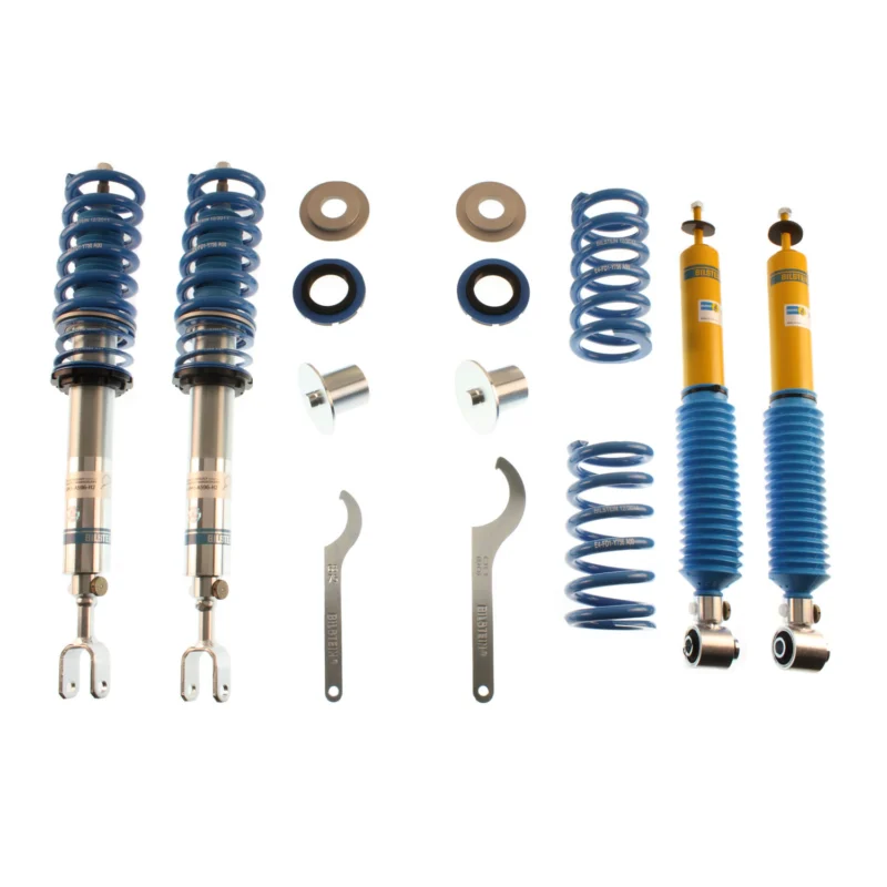 Bilstein 48-105958 - B8 5112 Leveling Kit, Dampers: Zinc Plated Front Yellow Rear/Springs: Blue