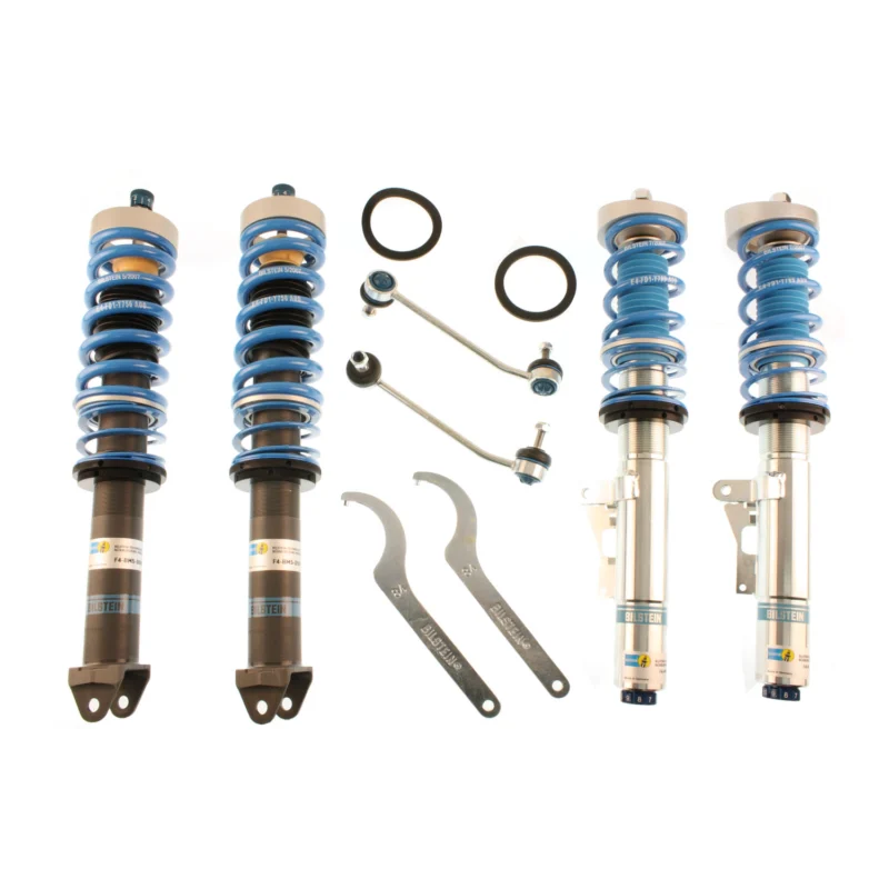 Bilstein 48-135887 - B8 5112 Leveling Kit, Dampers: Zinc Plated Front Clear Anodized Rear/Springs: Blue