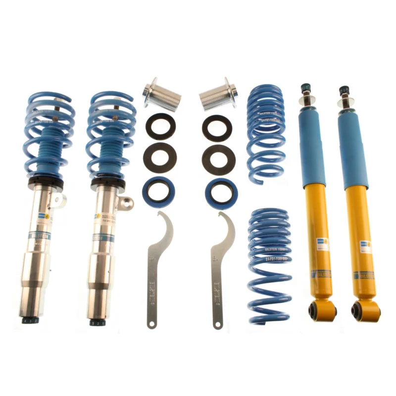 Bilstein 48-145701 - B8 5112 Leveling Kit, Dampers: Zinc Plated Front Yellow Rear/Springs: Blue