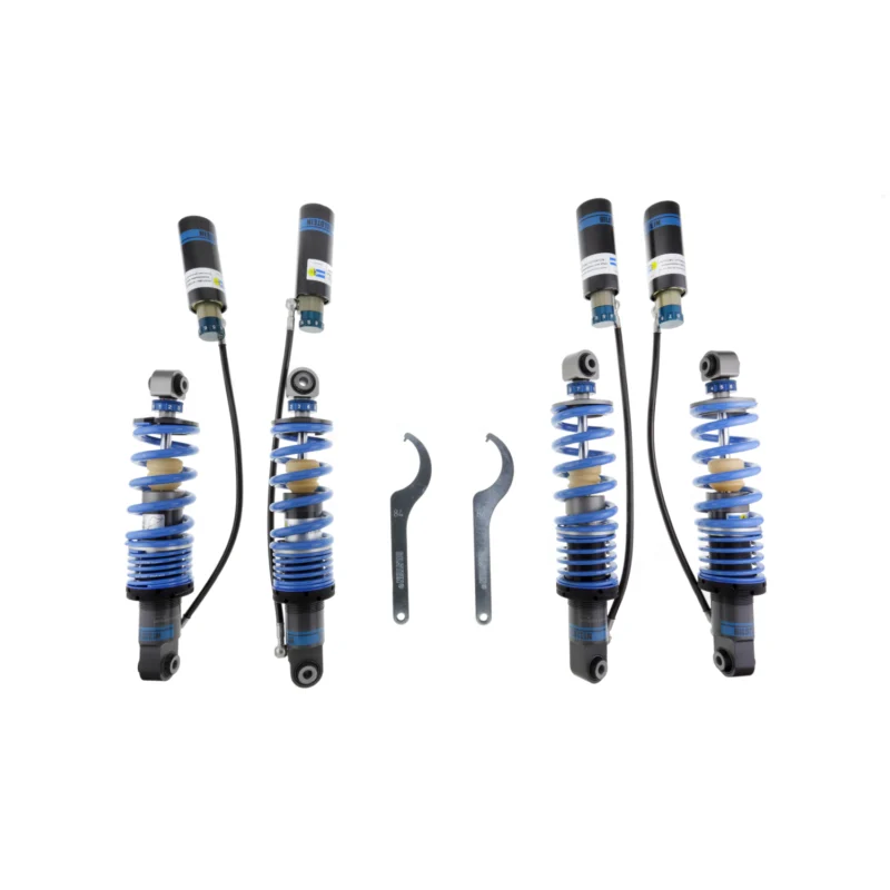 Bilstein 48-153690 - B8 5112 Leveling Kit, Dampers: Clear Anodized/Springs: Blue