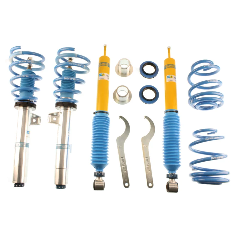 Bilstein 48-169998 - B8 5112 Leveling Kit, Dampers: Zinc Plated Front Yellow Rear/Springs: Blue