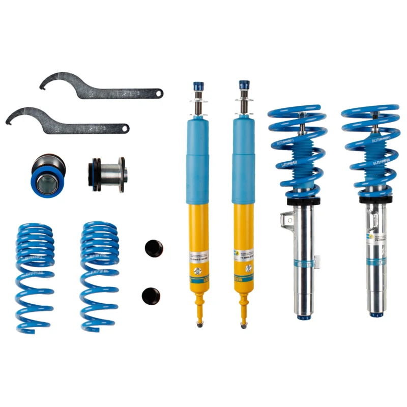 Bilstein 48-195232 - B8 5112 Leveling Kit, Dampers: Zinc Front Yellow Rear/Springs: Blue