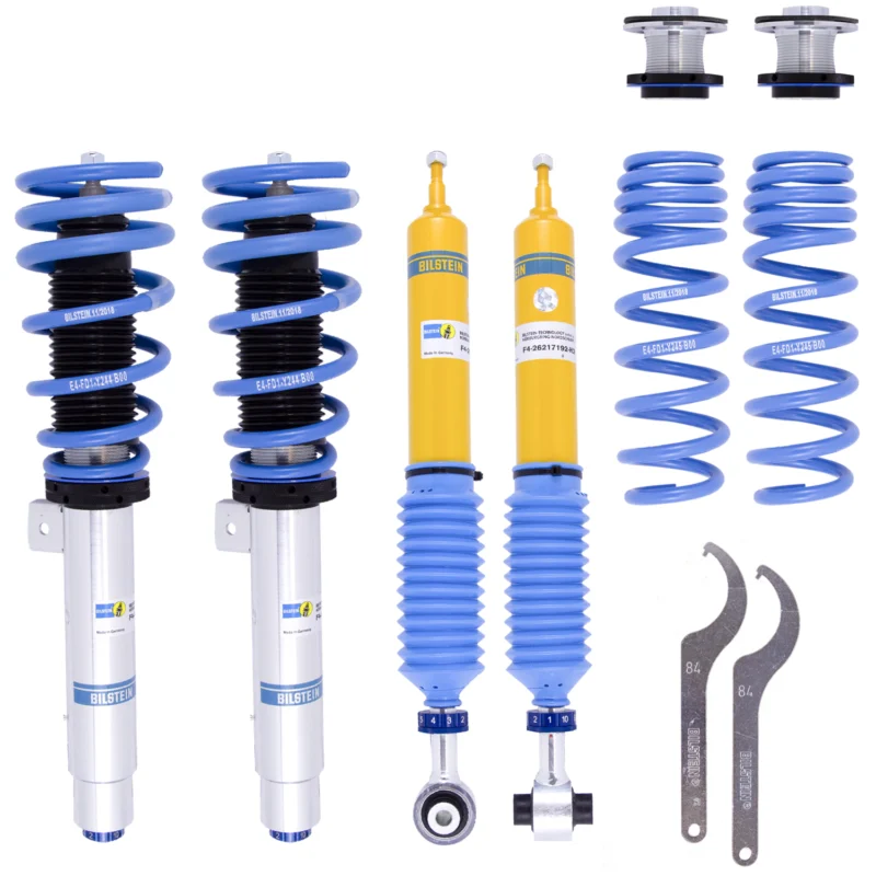 Bilstein 48-229012 - B8 5112 Leveling Kit, Dampers: Zinc Front Yellow Rear/Springs: Blue