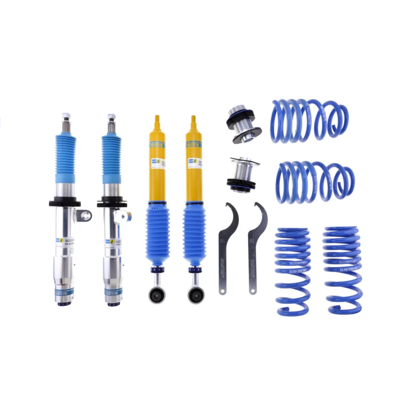 Bilstein 48-244091 - B8 5112 Leveling Kit, Dampers: Zinc/Springs: Blue