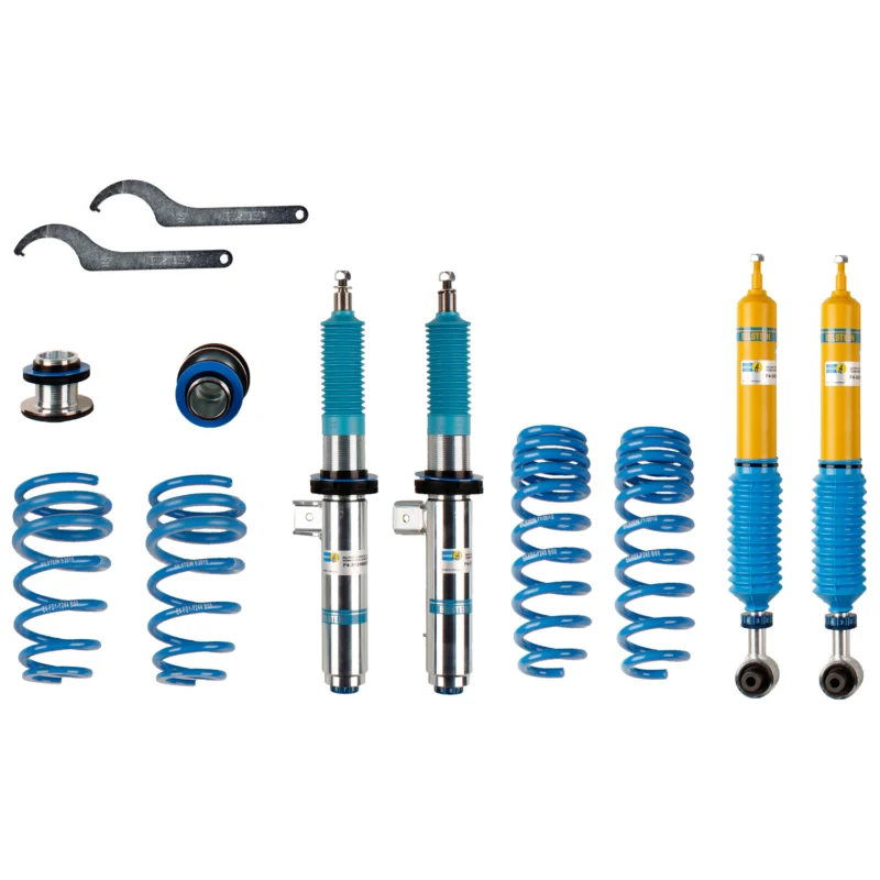 Bilstein 48-245463 - B8 5112 Leveling Kit, Dampers: Zinc Front Yellow Rear/Springs: Blue