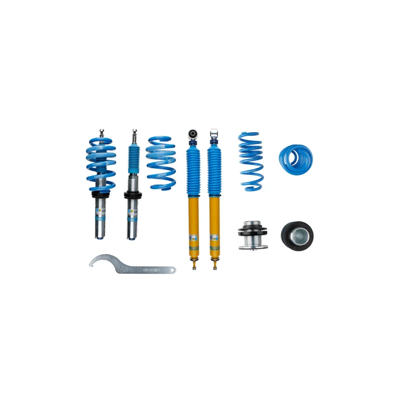 Bilstein 48-246125 - B8 5112 Leveling Kit, Dampers: Zinc Front Yellow Rear/Springs: Blue
