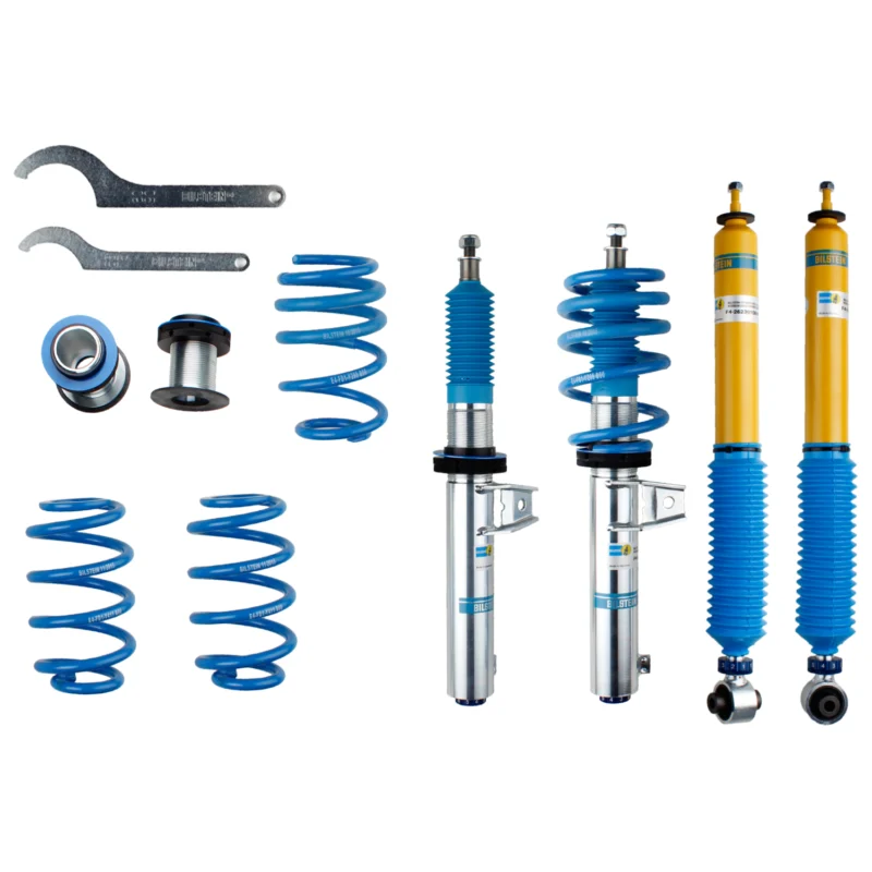 Bilstein 48-251570 - B8 5112 Leveling Kit, Dampers: Zinc Front Yellow Rear/Springs: Blue