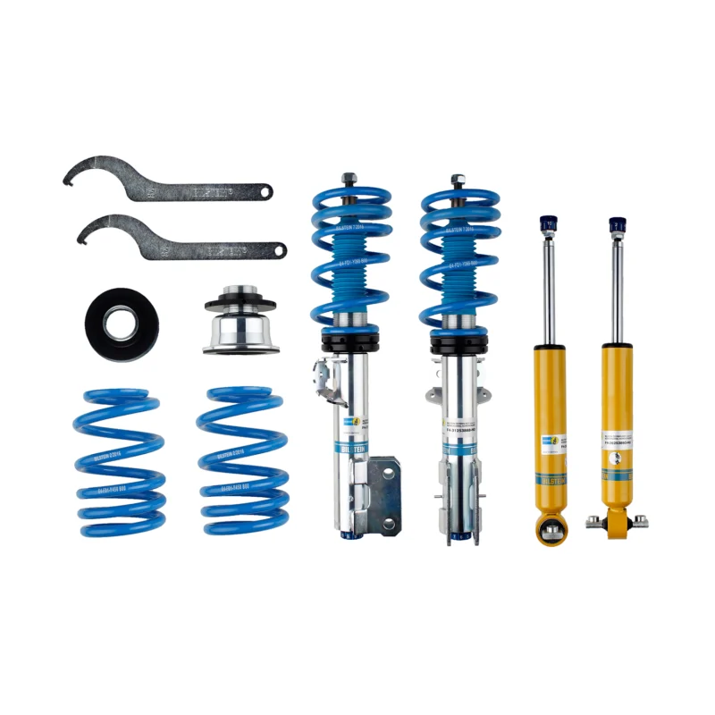 Bilstein 48-253901 - B8 5112 Leveling Kit, Dampers: Zinc Front Yellow Rear/Springs: Blue