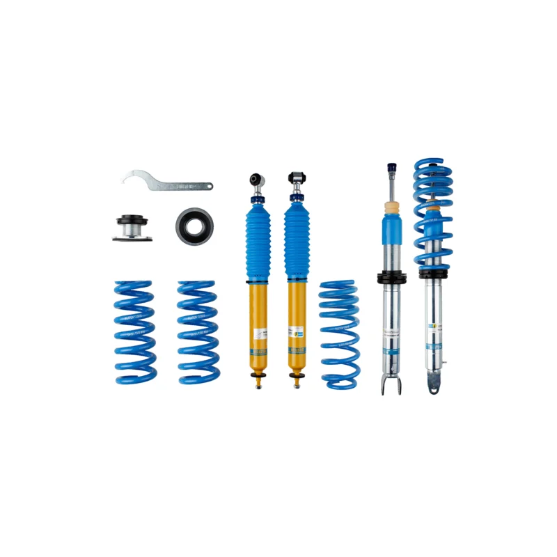 Bilstein 48-258067 - B8 5112 Leveling Kit, Dampers: Zinc Front Yellow Rear/Springs: Blue