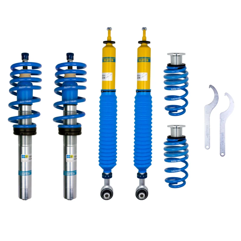 Bilstein 48-262316 - B8 5112 Leveling Kit, Dampers: Zinc Front Yellow Rear/Springs: Blue