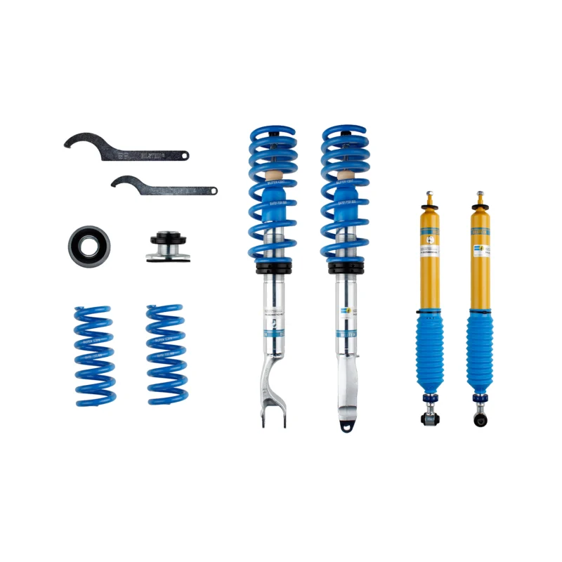 Bilstein 48-265737 - B8 5112 Leveling Kit, Dampers: Zinc Front Yellow Rear/Springs: Blue