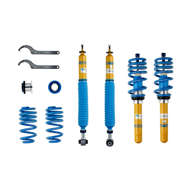 Bilstein 48-275071 - B8 5112 Leveling Kit, Dampers: Zinc Front Yellow Rear/Springs: Blue