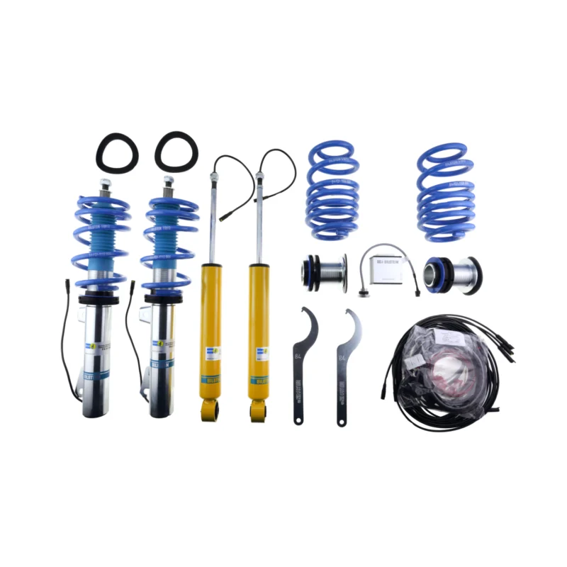 Bilstein 49-196849 - B16 Ride Control, Dampers: Zinc Front Yellow Rear/Springs: Blue