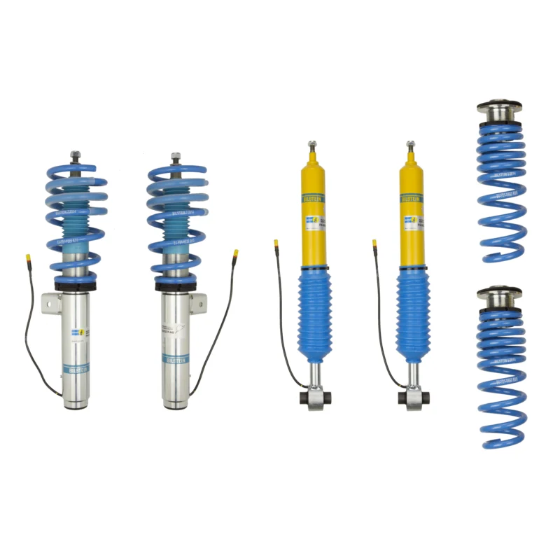 Bilstein 49-207323 - B16 Ride Control, Dampers: Zinc Front Yellow Rear/Springs: Blue