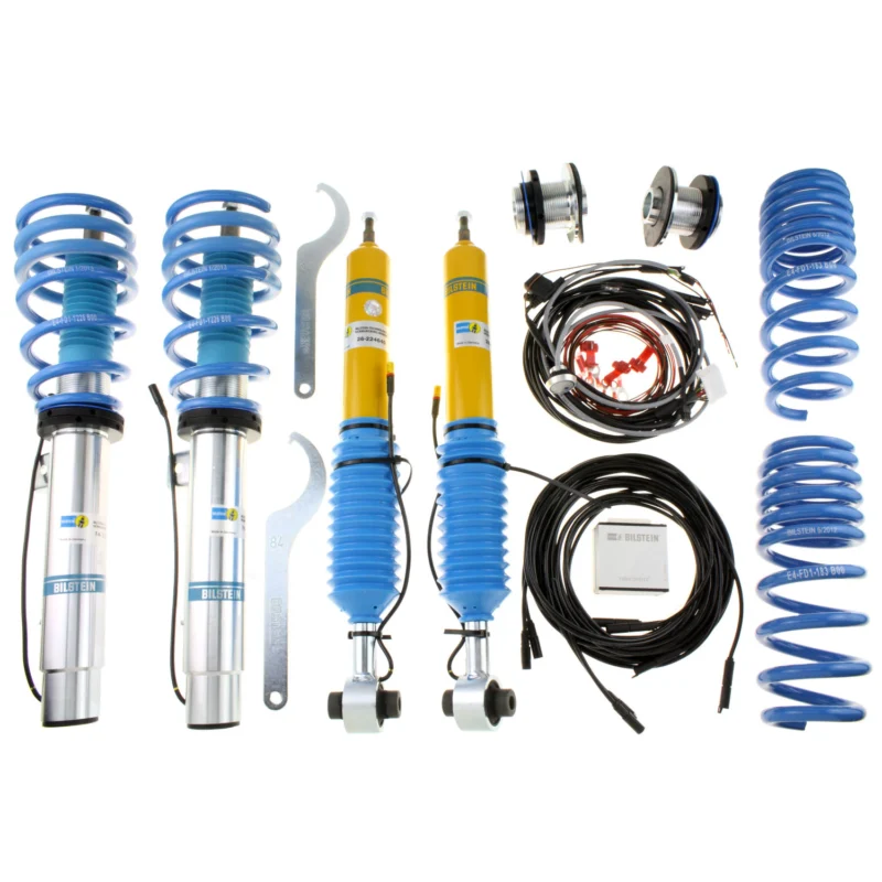 Bilstein 49-224658 - B16 Ride Control, Dampers: Zinc Front Yellow Rear/Springs: Blue
