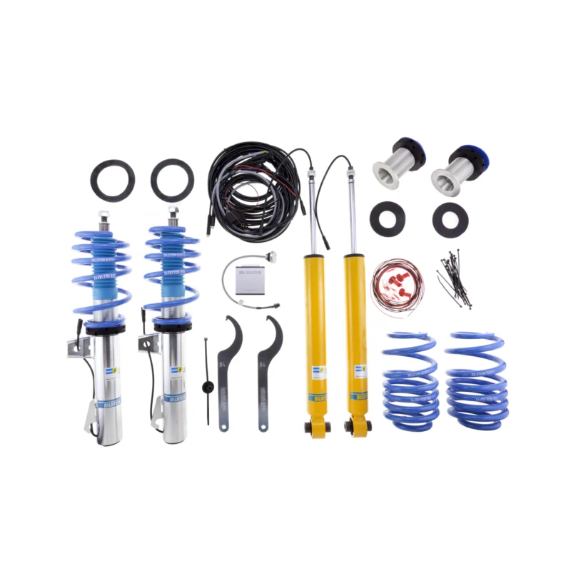 Bilstein 49-231892 - B16 Ride Control, Dampers: Zinc Front Yellow Rear/Springs: Blue