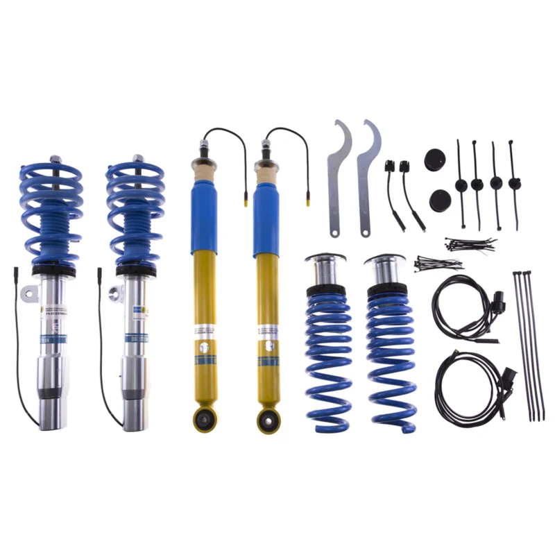 Bilstein 49-237108 - B16 Ride Control, Dampers: Zinc Front Yellow Rear/Springs: Blue