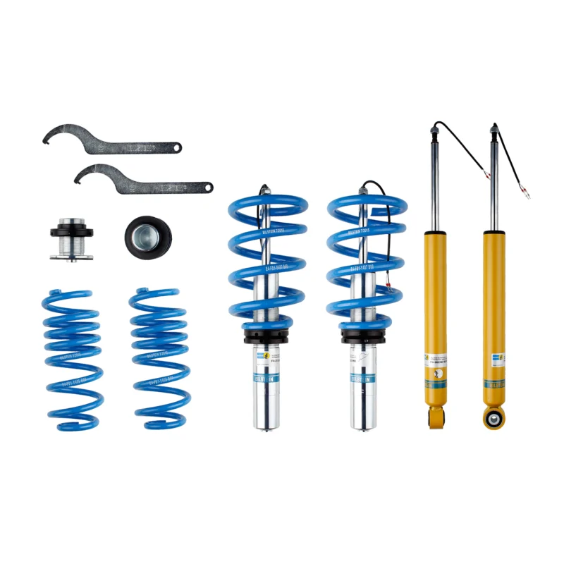 Bilstein 49-246179 - B16 Ride Control, Dampers: Zinc Front Yellow Rear/Springs: Blue