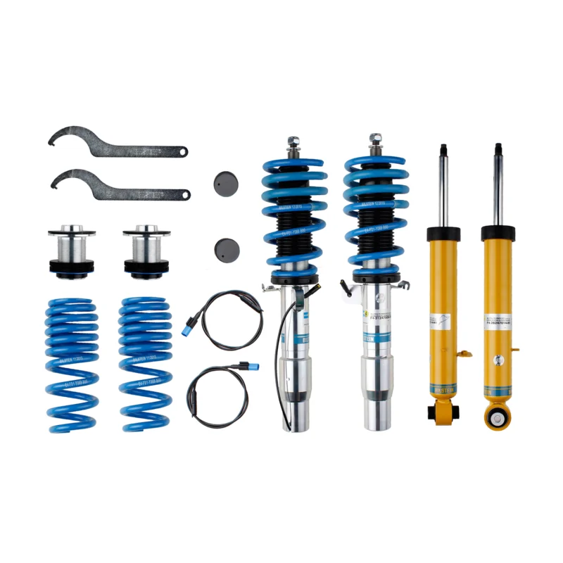 Bilstein 49-246988 - B16 Ride Control, Dampers: Zinc Front Yellow Rear/Springs: Blue