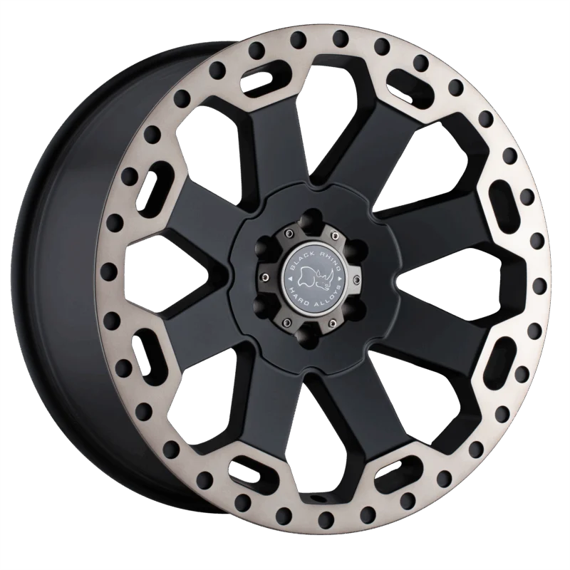 Black Rhino Hard Alloys 1780WAR355120M76 - Warlord, Matte Black W/ Mach Dark Tint