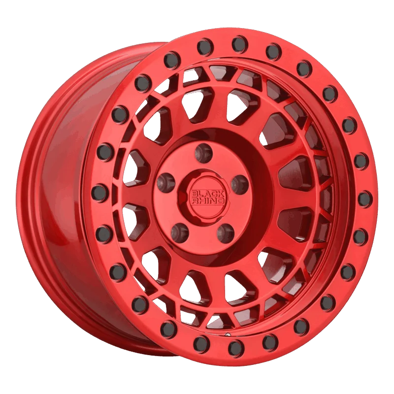 Black Rhino Hard Alloys 1790PRM-85127R71 - Primm, Candy Red W/ Black Bolts
