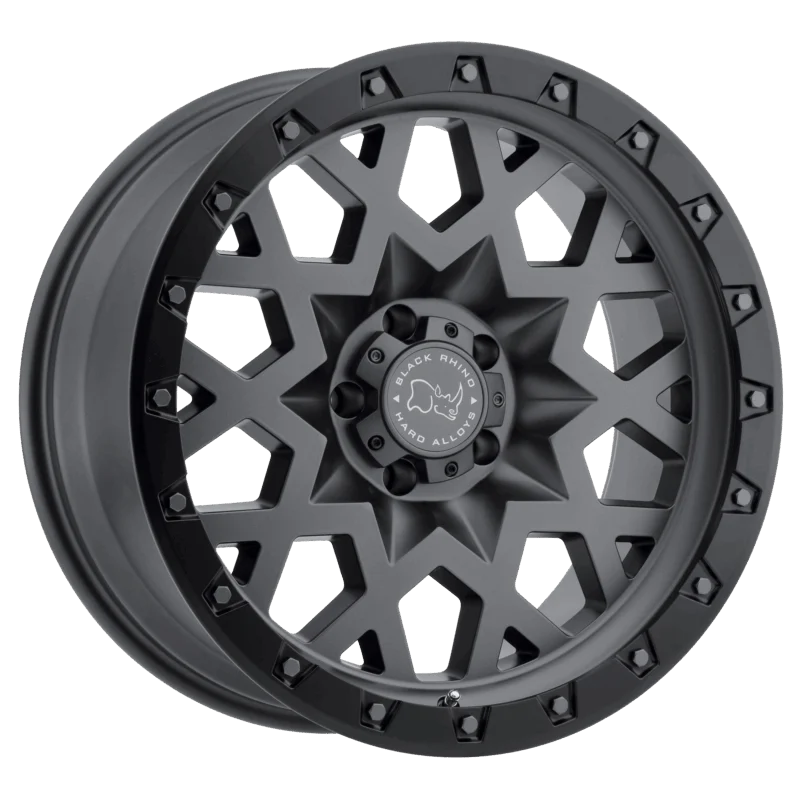 Black Rhino Hard Alloys 2095SPK-85127G71 - Sprocket, Matte Gunmetal W/ Black Ring