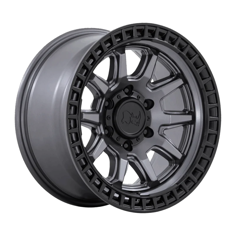 Black Rhino Hard Alloys BR001AB17856800 - Calico, Matte Gunmetal W/ M-black Lip