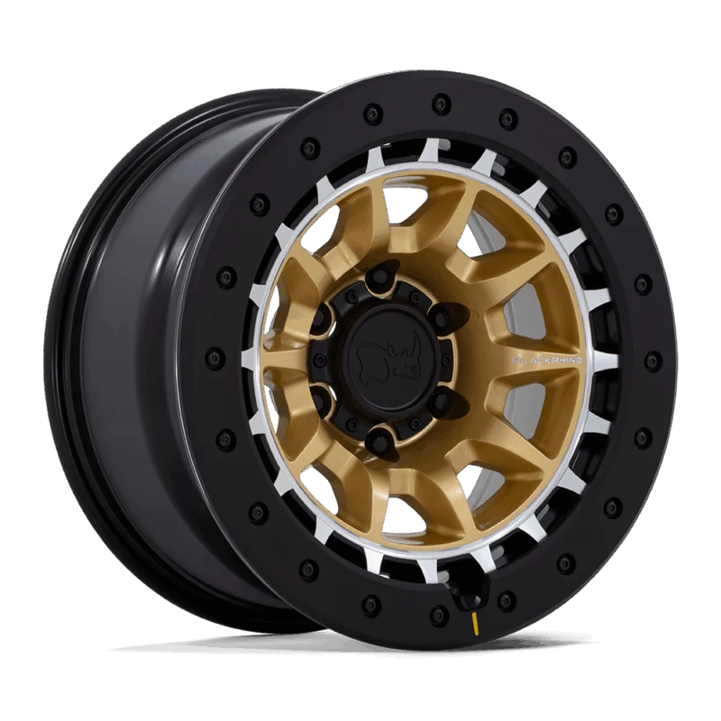 Black Rhino Hard Alloys BR016GD17858500 - Tusk, Matte Gold W/ Machined Ring, Br016 Tusk