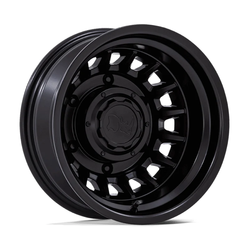 Black Rhino Hard Alloys BR019MX16606B130N - Aliso Dually, Matte Black, Br019 Aliso Dually