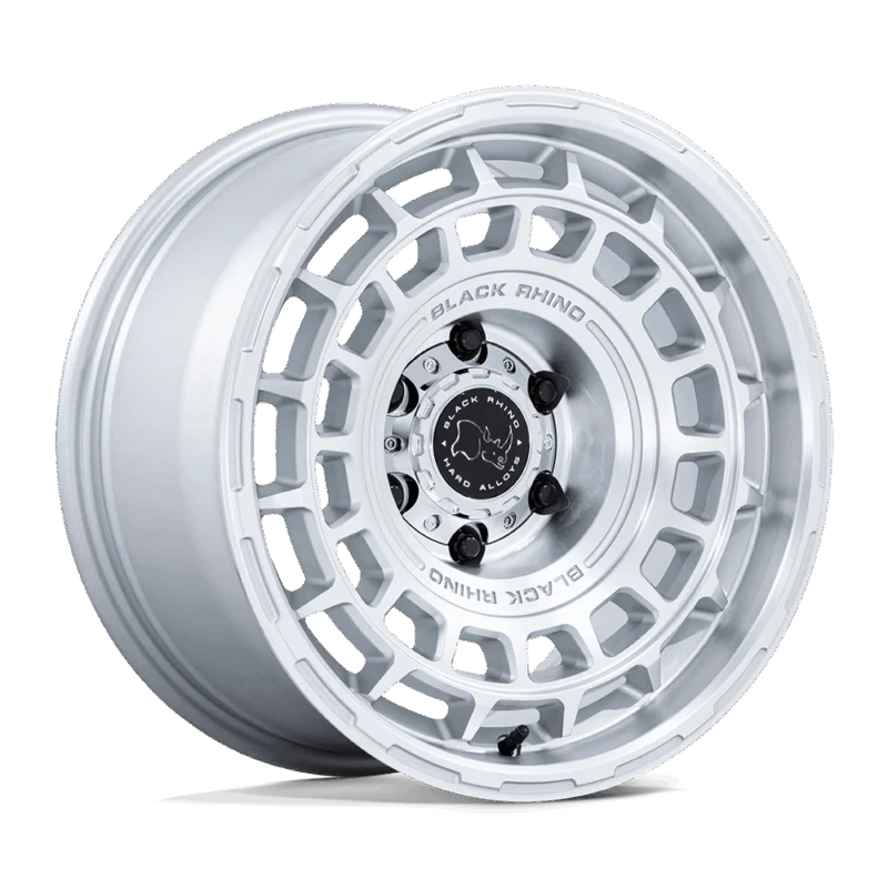 Black Rhino Hard Alloys BR024SD17851225 - Awol, Silver W/ Machined Face, Br024 Awol