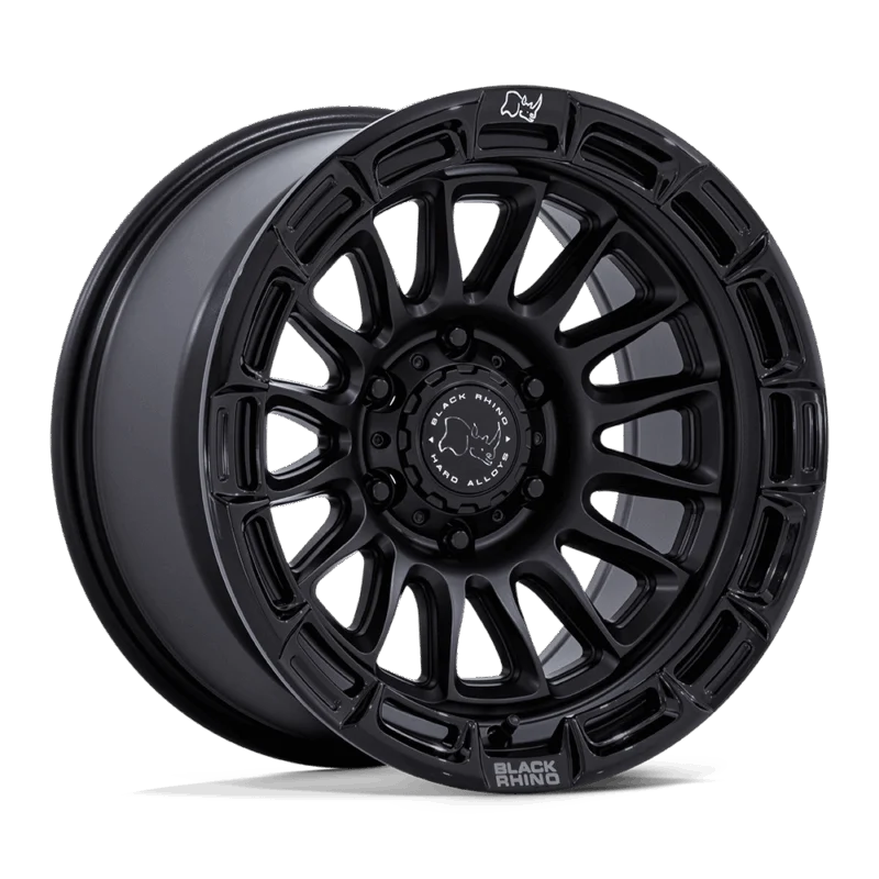 Black Rhino Hard Alloys BR025MB17905012N - Rival, Matte Black W/ Gloss Blk-lp, Br025 Rival