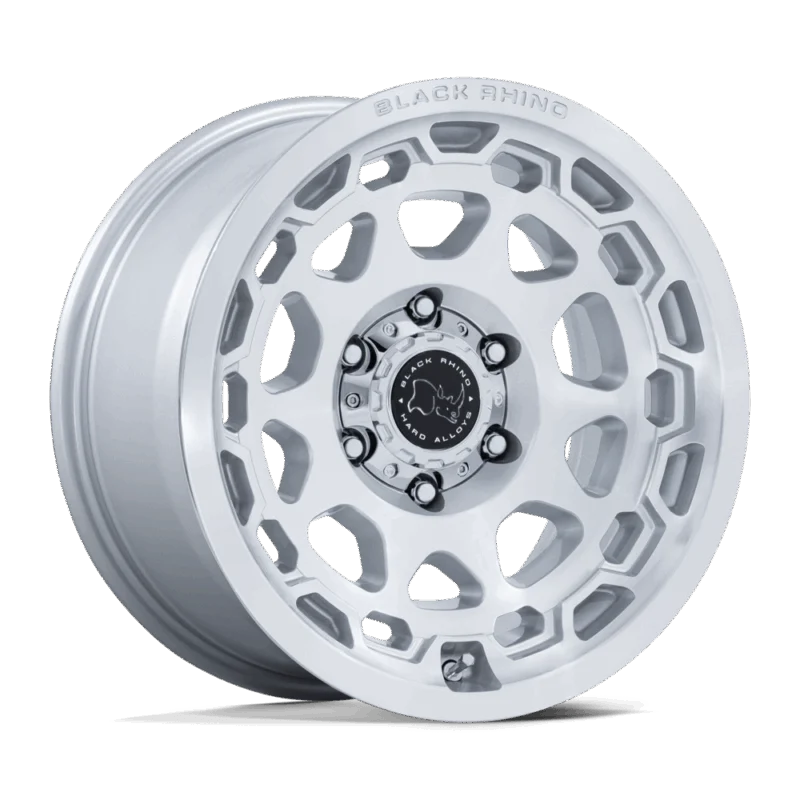 Black Rhino Hard Alloys BR026SD17856335 - Congo, Gloss Silver W/ Machined Face, Br026 Congo