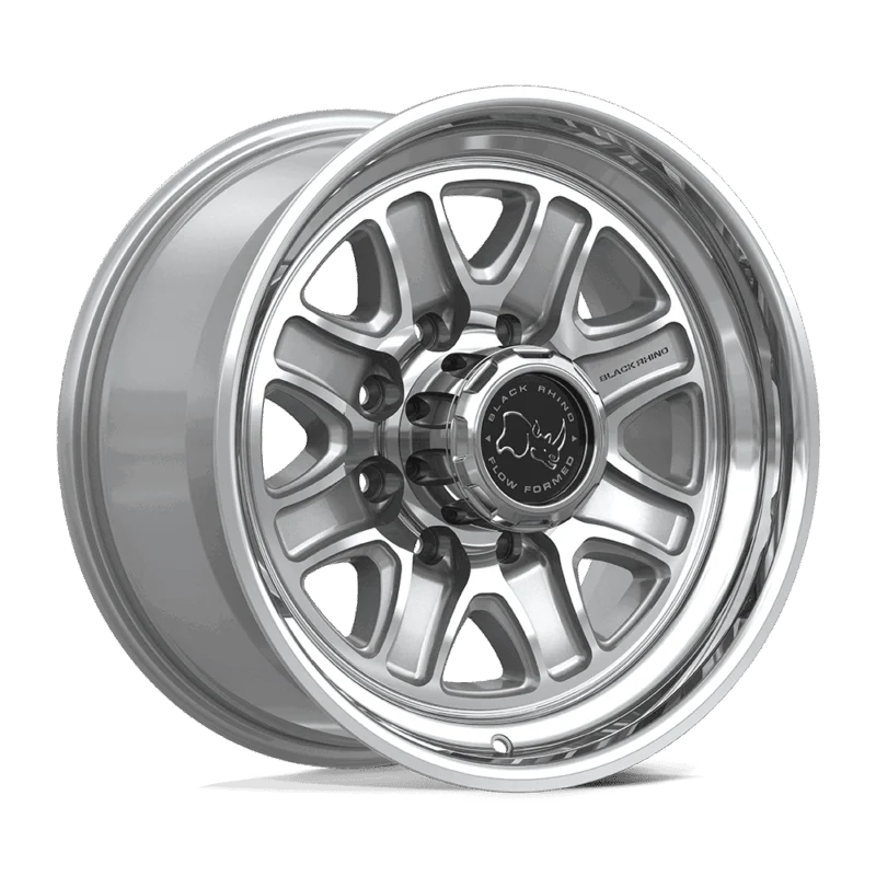 Black Rhino Hard Alloys BR032SD18908712 - Echo, Gloss Silver W/ Machined Face, Br032 Echo