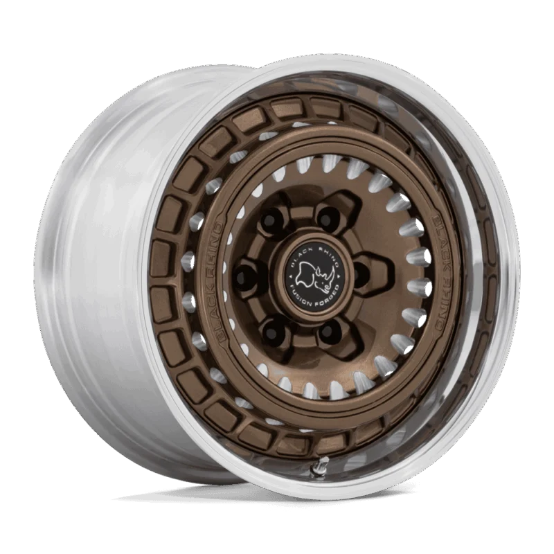 Black Rhino Hard Alloys BR601ZE17806832 - Wheels, 6x5.5 +32mm, Gloss Bronze Milled W