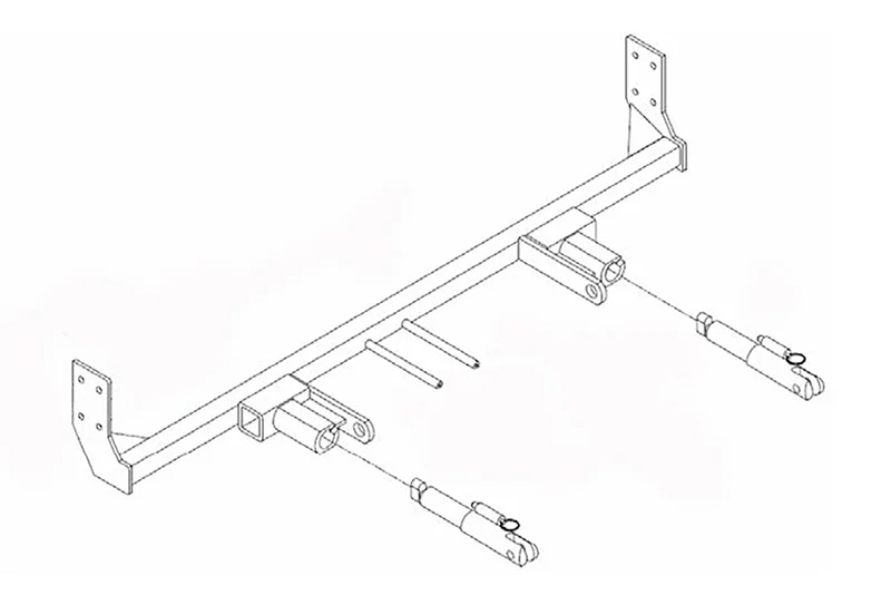 Blue Ox BX1509 - Tow Bar Base Plate