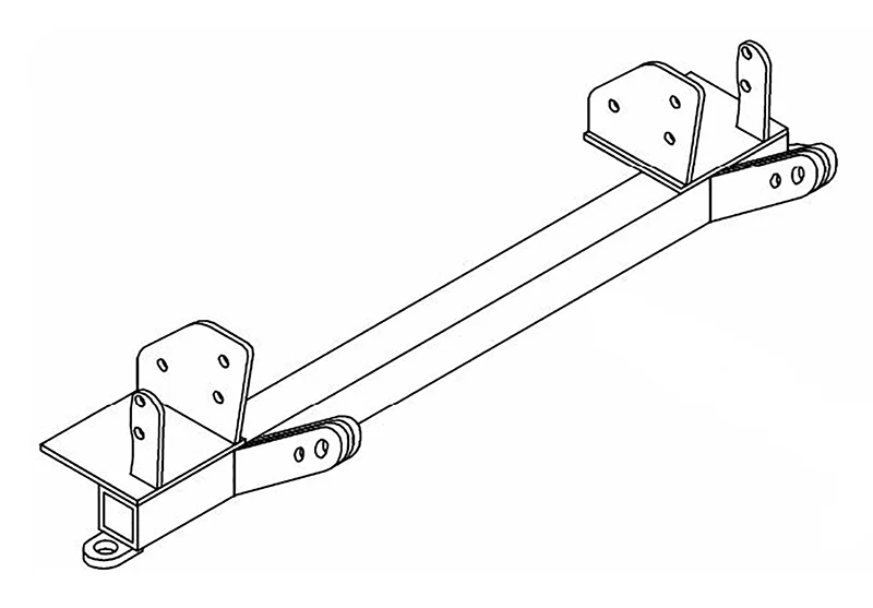 Blue Ox BX1604 - Tow Bar Base Plate