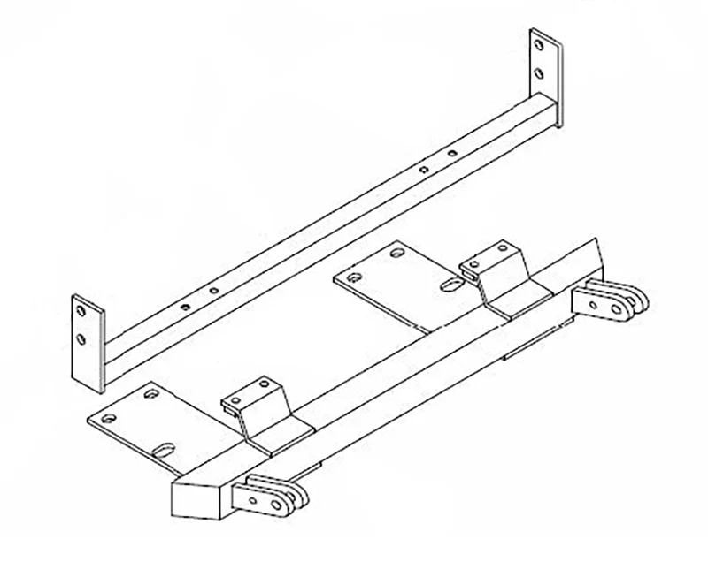 Blue Ox BX1614 - Tow Bar Base Plate