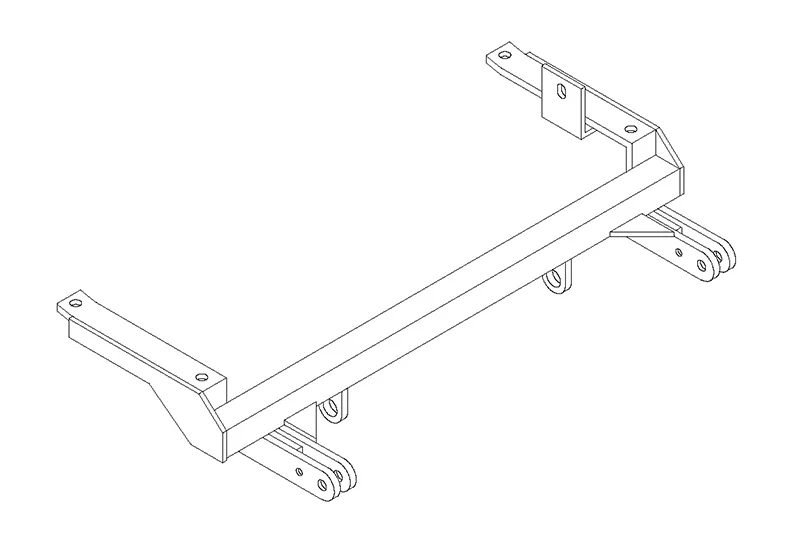 Blue Ox BX1625 - Tow Bar Base Plate