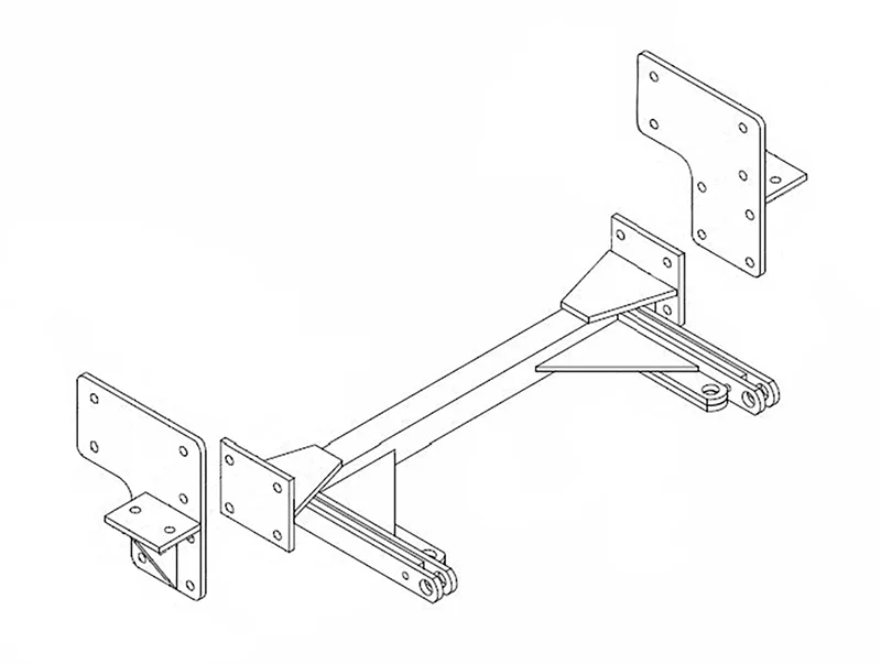 Blue Ox BX1639 - Tow Bar Base Plate
