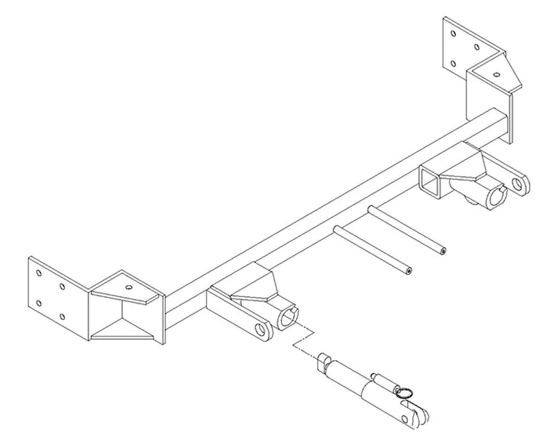 Blue Ox BX1647 - Tow Bar Base Plate