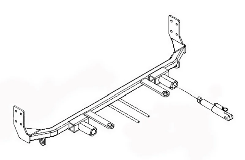 Blue Ox BX1670 - Tow Bar Base Plate