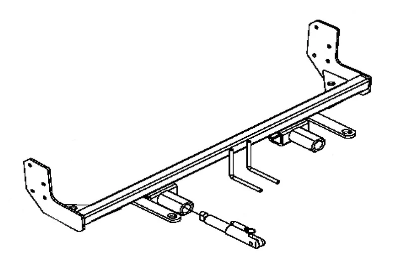Blue Ox BX1683 - Tow Bar Base Plate